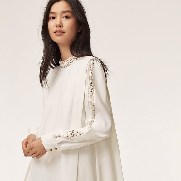 Aritzia Wilfred Raylen Dress size S oak - Picture 1 of 16